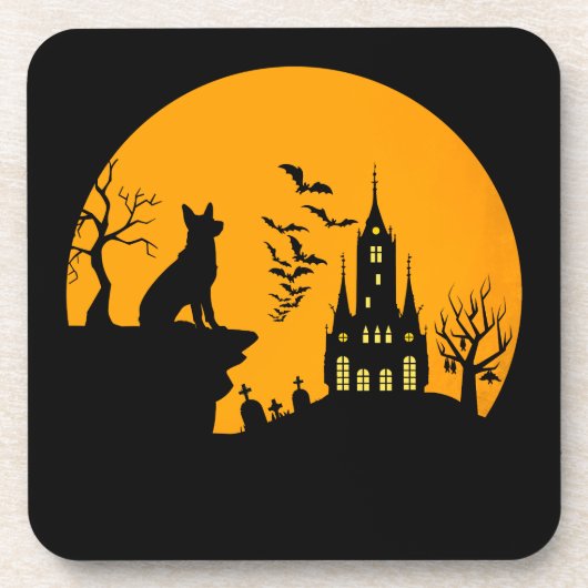 German Shepherd Bier Onderzetter (Voorkant)