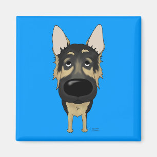 German Shepherd - Big Nose and Butt Magneet