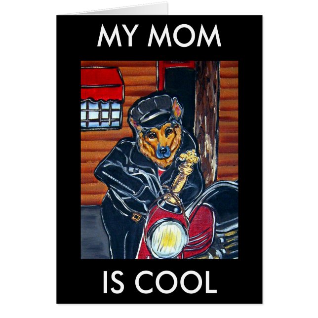 German Shepherd Biker (Voorkant)