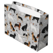 German Shepherd Bones and Paws Groot Cadeauzakje (Achterkant Gekanteld)