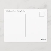 German Shepherd Briefkaart (Achterkant)