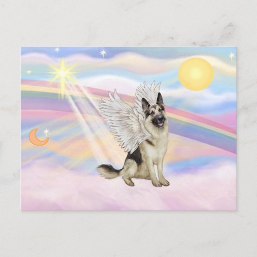 German Shepherd Briefkaart (Voorkant)