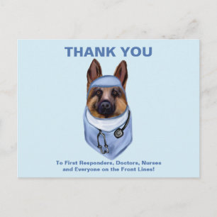 GERMAN SHEPHERD BRIEFKAART