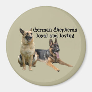 German Shepherd Buddies Magnet Magneet
