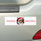 GERMAN SHEPHERD BUMPERSTICKER (Op auto)