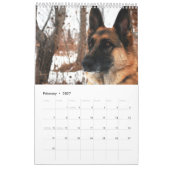 German Shepherd Calendar Kalender (Feb 2027)