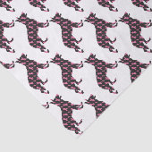 German-Shepherd-Cancer-Ribbon-Black Tissuepapier (Detail)