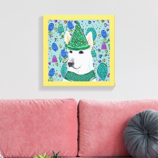 GERMAN SHEPHERD CANVAS AFDRUK (Insitu (Woonkamer))