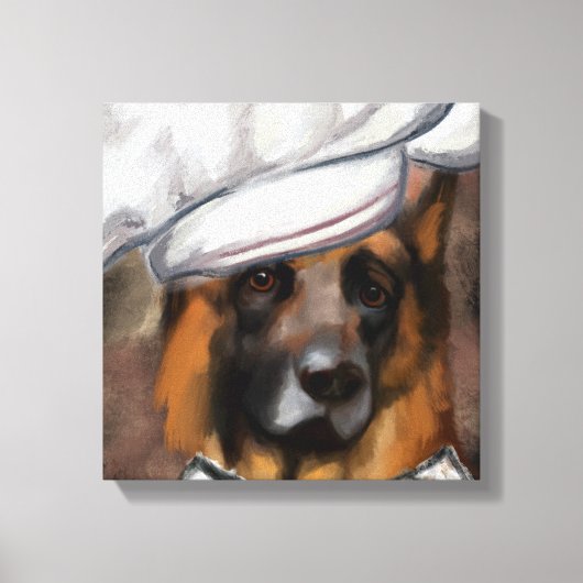 GERMAN SHEPHERD  CANVAS AFDRUK (Voorkant)