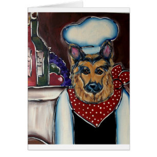 German Shepherd Chef
