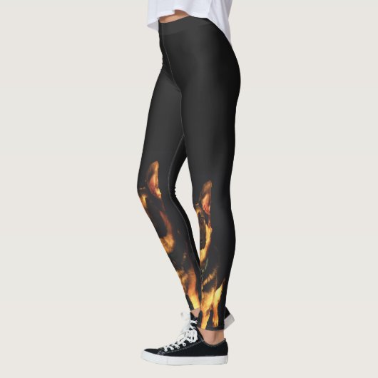 GERMAN SHEPHERD CHIEN leggings (Gauche)