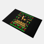 German Shepherd Christmas Deurmat (Schuin)