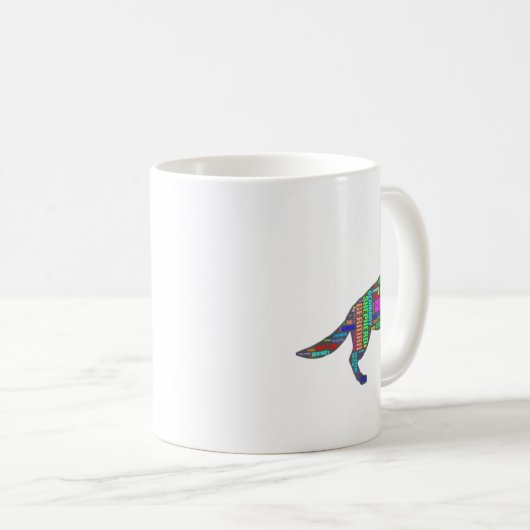 German Shepherd Cloud Tygraphy Koffiemok (Voorkant rechts)