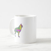 German Shepherd Cloud Tygraphy Koffiemok (Voorkant links)