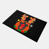 German Shepherd Cute Christmas Deurmat (Schuin)