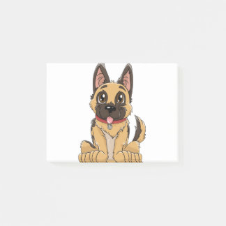 German Shepherd Cute Puppy Post-it® Notes