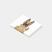 German Shepherd Cute Puppy Post-it® Notes (Schuin)