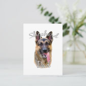 German Shepherd Dad 2 Briefkaart (Staand voorkant)