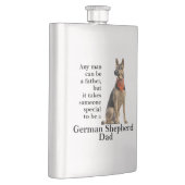 German Shepherd Dad Flask Flacon (Rechts)