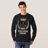 German Shepherd Dad Like A Normal Dad Only Cooler  T-shirt (Voorkant volledig)