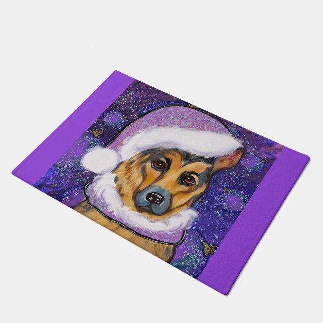 GERMAN SHEPHERD DEURMAT (Schuin)