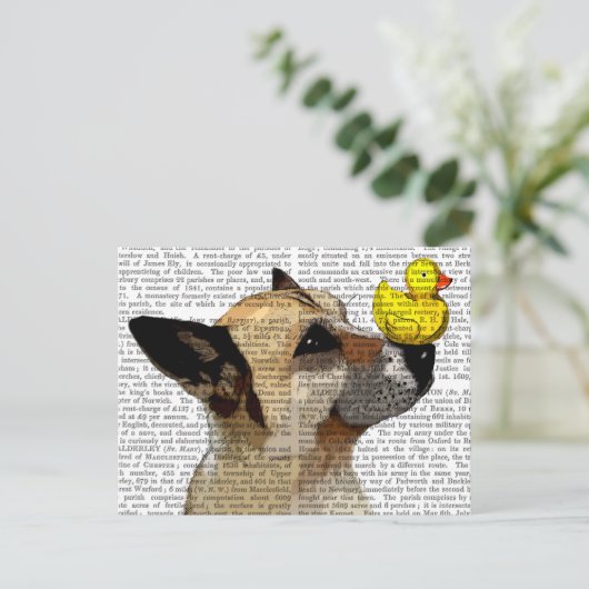 German Shepherd Dog and Duck Briefkaart (Staand voorkant)