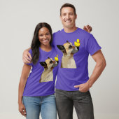 German Shepherd Dog and Duck T-shirt (Unisex)