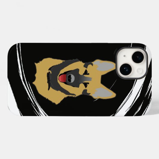 German Shepherd Dog Case-Mate iPhone Case (Achterkant (horizontaal))
