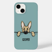 German Shepherd Dog Cute Personalized Case-Mate iPhone Case (Achterkant)