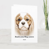 German Shepherd dog "Dankuwel" Bedankkaart (Achterkant)