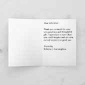 German Shepherd dog "Dankuwel" Bedankkaart (Binnen)