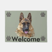 German Shepherd Dog Deurmat (Voorkant)