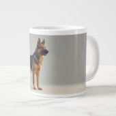 German Shepherd Dog Extra Grote Beker (Voorkant rechts)