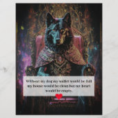 German Shepherd Dog Flyer  (Achterkant)