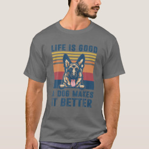 German Shepherd Dog Gifts Funny Dog Dad Mannen Wo T-shirt