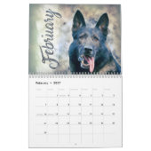 German Shepherd Dog GSD 2018 - Waterverf Kalender (Feb 2027)