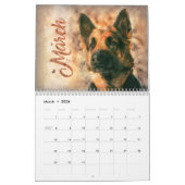 German Shepherd Dog GSD 2019 - Waterverf Kalender (Mar 2026)