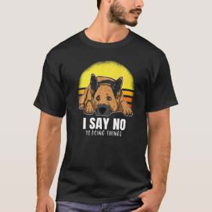 German Shepherd Dog Gsd Sunset 16 T-shirt