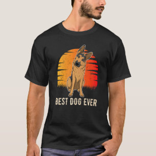 German Shepherd Dog Gsd Sunset 3 T-shirt