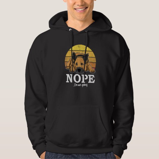 German Shepherd Dog Gsd Sunset 84 Hoodie (Voorkant)