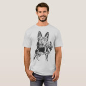 German Shepherd Dog - GSD T-shirt (Voorkant volledig)