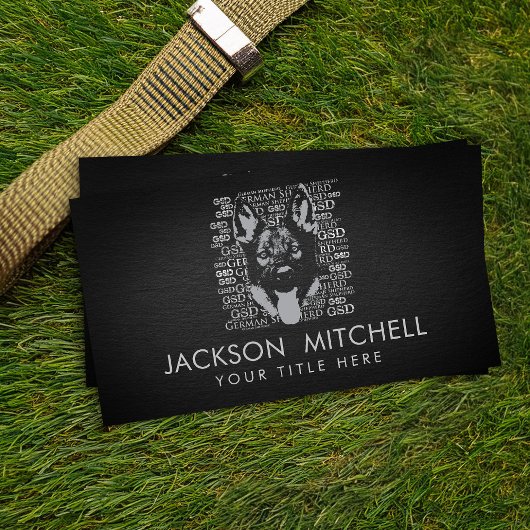 German Shepherd Dog - GSD Visitekaartje