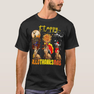 German Shepherd Dog Halloween Merry T-shirt