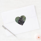 German Shepherd Dog Hart Sticker (Envelop)