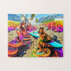 German Shepherd Dog Jigzaag Puzzle Legpuzzel