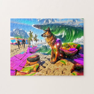 German Shepherd Dog Jigzaag Puzzle Legpuzzel