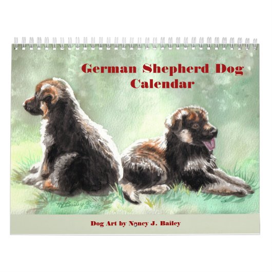German Shepherd Dog Kalendar Kalender (Hoes)
