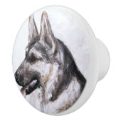 German Shepherd Dog Keramische Knop (Rechts)