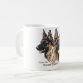 German Shepherd Dog Koffiemok (Voorkant links)