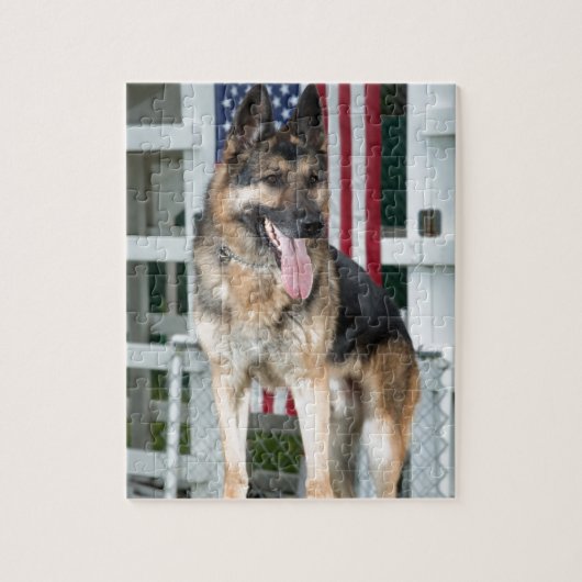 German Shepherd Dog Legpuzzel (Verticaal)
